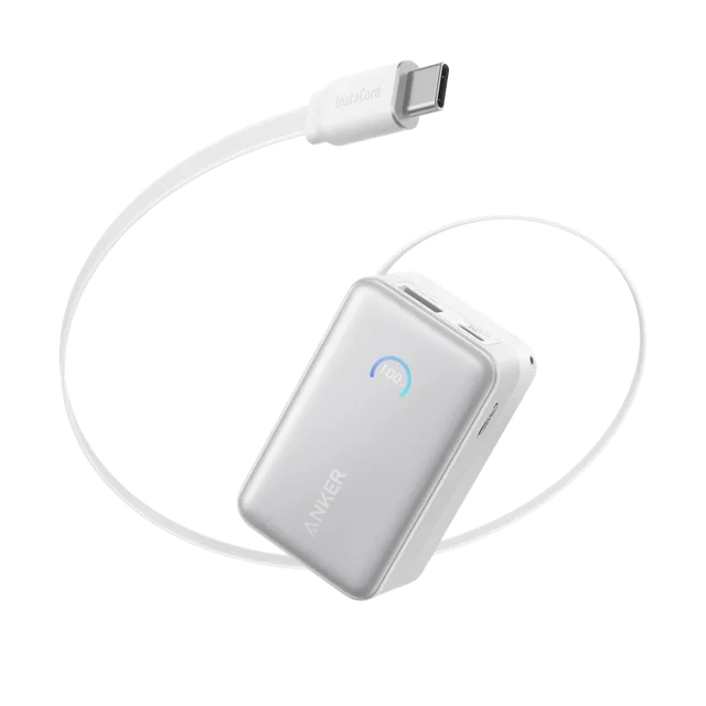 Anker Nano Power Bank 10000mAh 45W with built-in cable